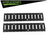 Coat Black E Track Tie Down Rail Kit 2' (2 Pack) Steel For Garages Vans Trailers