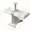 Gute Automatic Dumpling Maker,Household Double Head Dumpling Press Machine Mould, Safe Healthy Stainless Steel Kitchen Tool for Dumpling Making, Wrap Two at A Time