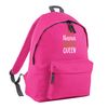 Flox Creative Pink Kids Backpack Personalised Bingo Queen Any Name