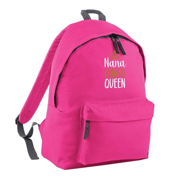 Flox Creative Pink Kids Backpack Personalised Bingo Queen Any Name