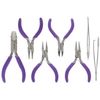 Beadsmith 7-Piece Jewelry Pliers Set with Case, Mini