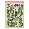 Hunkydory Crafts Perfect Days Deco-Large Set- Bicycle Blooms PERFDEC905