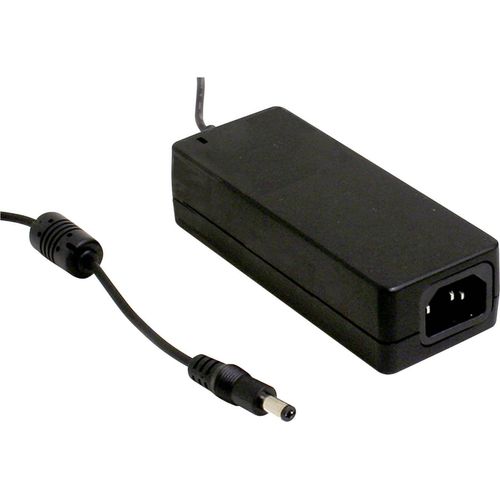 MEAN WELL GST60A18-P1J 3 Wire Regulated Switching Table Top Power Supply, 2.1mm Plug Level VI, 18 Volt, 3330 mA, 60 Watt