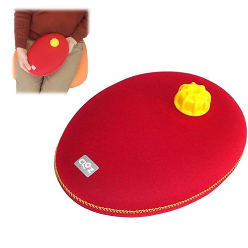 Klotz Soft Hot Water Bottle, Egg Shaped Type (Red)