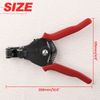 LEONTOOL Automatic Wire Stripper Tool Self Adjusting Wire Stripper Electrical Hand Tool, 11-Inch Heavy Duty Precision Wire Stripping Tool for 8-18 AWG (1-3.2mm²) Solid and Stranded Electrical Wire