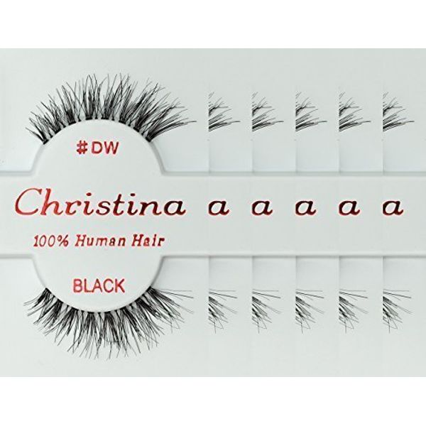 Christina 6 Pack False Eye Lashes Style DW