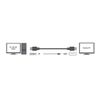 Logilink CV0055 Display Port zu HDMI Kabel, weiß, 2m