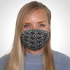 Pack of 5 solid knitted Face Mask two layers reusable washable bandanas