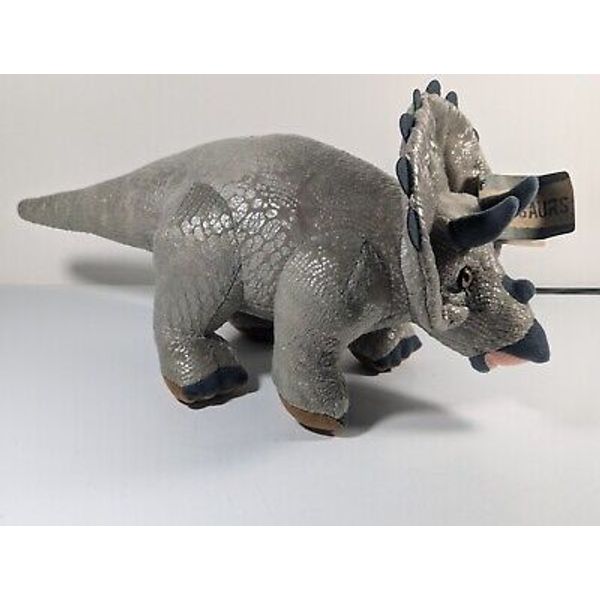 Aurora Triceratops 14" Plush Dinosaur Stuffed Animal Toy