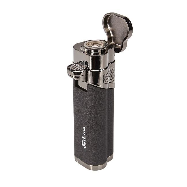 JetLine Gonza Cigar Lighter Single Torch - Gun Metal