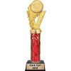 Dodgeball Awards, Personalized Red Stars Dodgeball Trophy