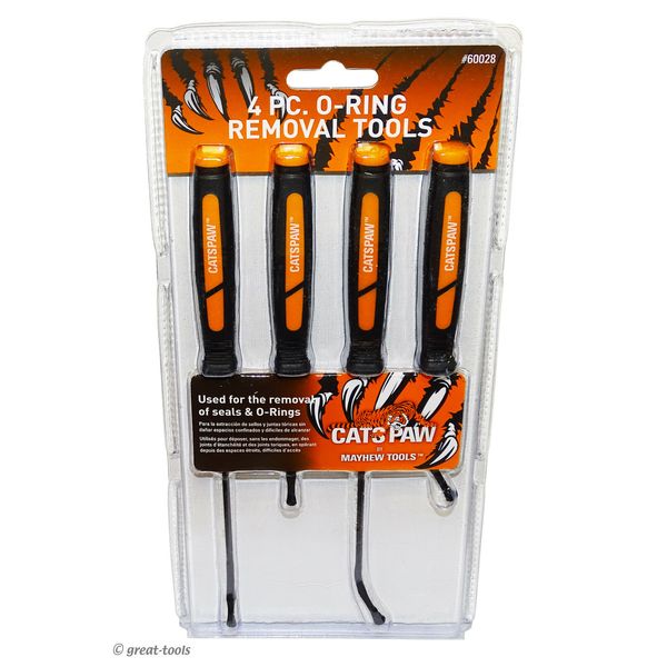 O-RING REMOVAL TOOLS – cat paw seal stretching tool set – hydraulic o-rings