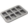 Judge Non-Stick Mini Loaf Tin with 8 Rectangular Cups, Dishwasher Safe 35cm x 27cm x 4cm