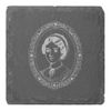4 x 'Jane Austen' 10cm Square Slate Coasters (CR00219324)
