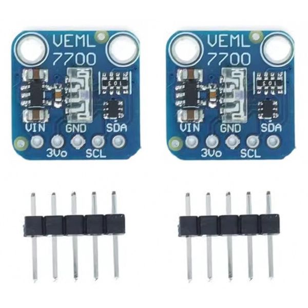 PAMEENCOS 2 pcs VEML7700 Ambient Light Sensor Module 16-bit I2C Interface Bright Light Sensor Module for QWIIC