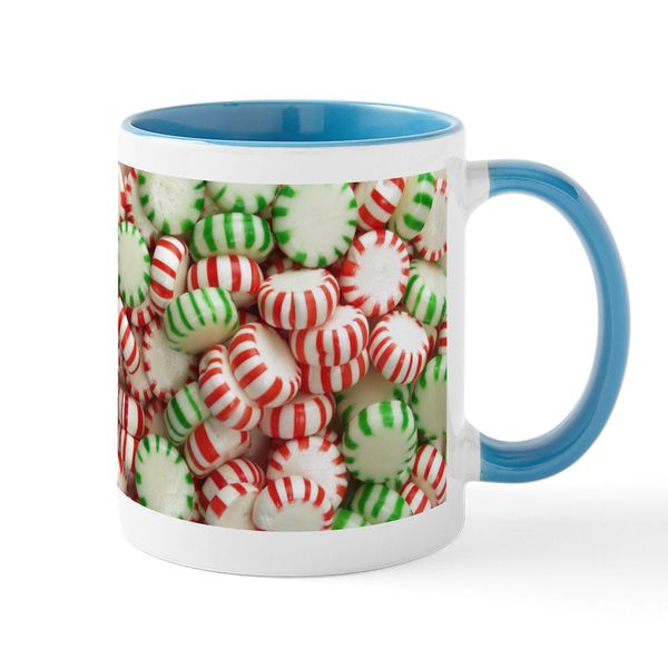CafePress Peppermints Mugs 11 oz (325 ml) Ceramic Coffee Mug