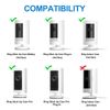 2Pack Adjustable Security Wall Mount Bracket for Ring Stick Up Cam & Ring Indoor Cam(1st Gen), Perfect View Angle for Ring Surveillance Camera System - White