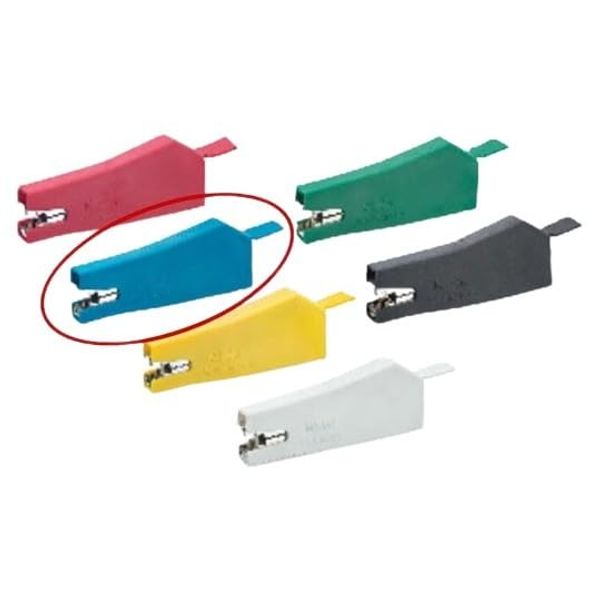 Satoparts C-100-XBL Power Clip (600V/20A, Blue)