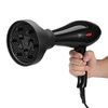 5 Colors Hair Blower Diffuser, Universal Foldable Hairdryer Cover, Styling Hairdressing Tool, Beauty Hair Salon Attachment for Blow Dryers(Black)