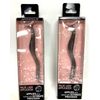 2 Pack Japonesque False Eye Lash Applicators Stainless Steel Curved Tip Silicone