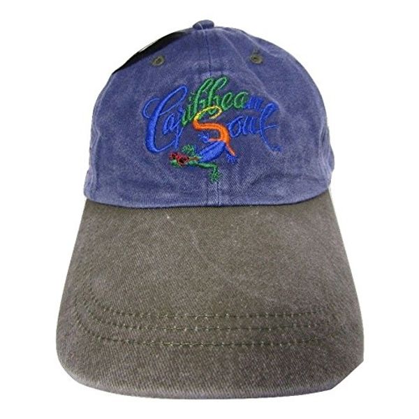 AES Caribbean Soul Puerto Rico Washed Worn Distressed Embroidered Cap Hat