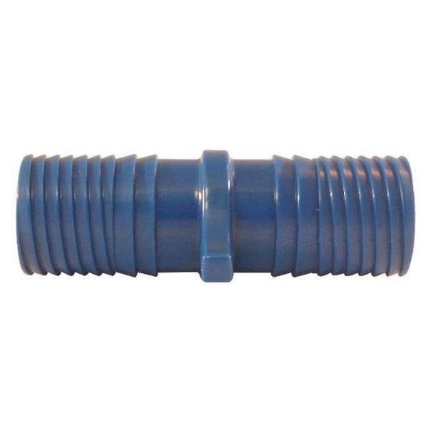 0.5 in. Insert x 0.5 in. Dia. Insert Polypropylene Coupling, Blue - Pack of 5