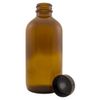 8 fl oz Amber Glass Bottle with Phenolic Cone Cap (12 Pack)