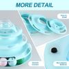 Tech Traders Cat Roller Ball Toy Interactive Toy with Colourful Balls -Fun Exercise 3 Level