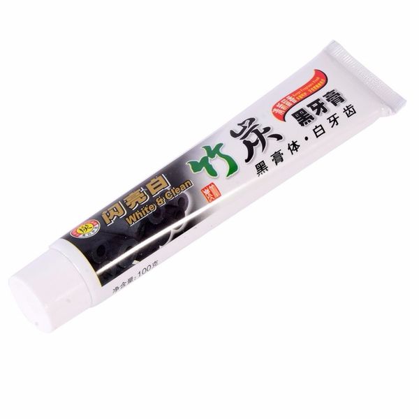 Active Bamboo Charcoal Black Toothpaste Natural Fresh Teeth Whitening, Gum Protection,Black Charcoal Activated Toothpaste, Scouring Black Toothpaste Health Fresher Breath