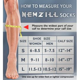  NEWZILL Compression Calf Sleeves (20-30mmHg) for Men & Women -  Perfect Option to Our Compression Socks - For Running, Shin Splint,  Medical, Travel, Nursing, Cycling (S/M, Green) : Health & Household