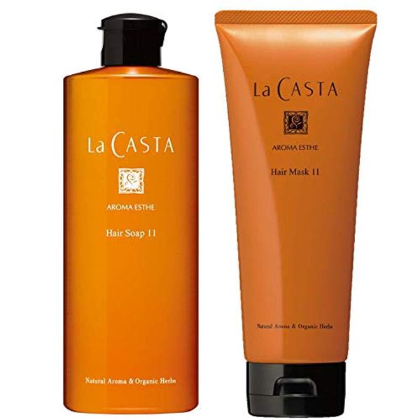 La Casta Aroma Este Hair Soap 11 10.1 fl oz (300 ml) + Hair Mask 11 8.1 oz (230 g)