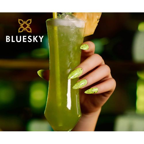 Bluesky Gel Nail Polish, Tropical Twist Sum1923, Glitter, Smoothie, Yellow Long Lasting, Chip Resistant, 10 ml (Requires Drying Under UV LED Lamp)
