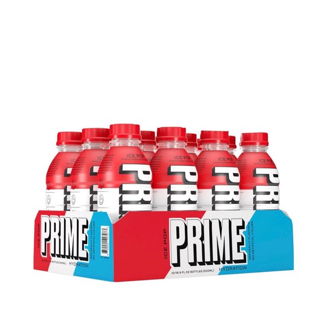 Prime Hydration Drink, 16 fl oz - Ice Pop (12 Pack)