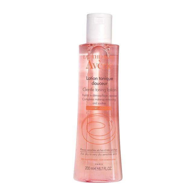 Eau Thermale Avene Gentle Toning Lotion, Oil-Free Bi-phase Toner, Alcohol-Free, 6.7 oz.