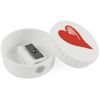 'Red and White Heart. ' Compact Pencil Sharpener (PS00034934)