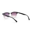 Gudzws Sun Reading Glasses Full Gradient Gray Light Darkness Half Eyebrow Unisex