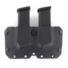 OWB Double MAG Holster - Black (Left-Hand - Bullets Forward, Springfield XDS 9, 40)