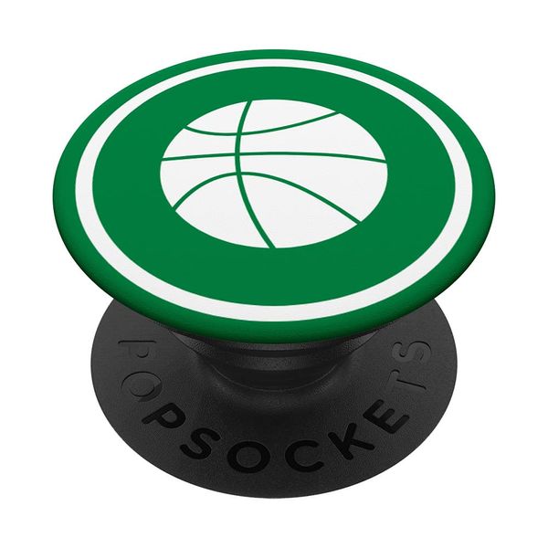 Basketball Green White PopSockets Swappable PopGrip