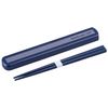 OSK HS-16 Pull Lid Chopsticks Case Set, Metallic Style, Navy