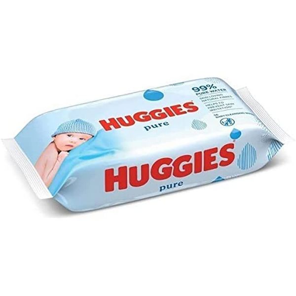 HUGGIES BABY WIPES PURE 56