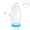 Bramble - Transparent Waterproof Silicone Hand Cast Protector for Bath & Shower