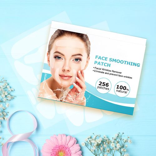 Facial Patches, Face Lifting Tape, Pack of 256, Wrinkle Plasters, Anti Wrinkles, Silicone Face Wrinkle Remover Strips for Fine Lines, Crown Feet, Forehead, Eye, Mouth