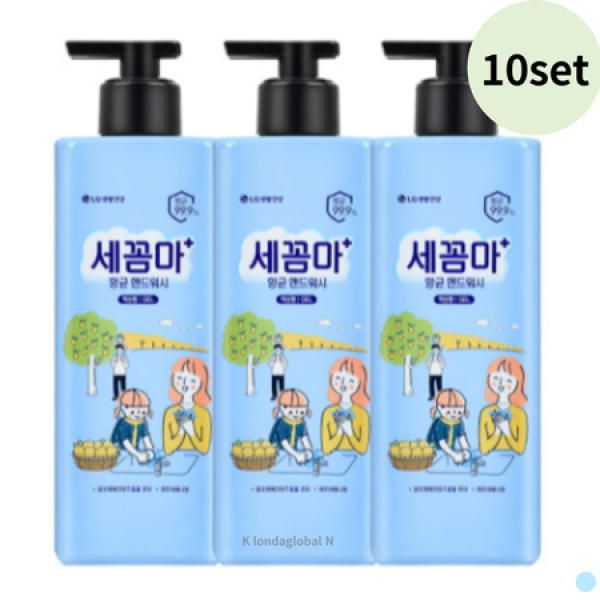 Secomma Hand Wash Hand Sanitizer Lemon Verbena Scent 480ml 30pcs_MC