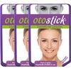 otostick x3 Pack Protruding Ears Inconspicuous Correction Tape Silicone Seal Japanese Instruction Manual Included