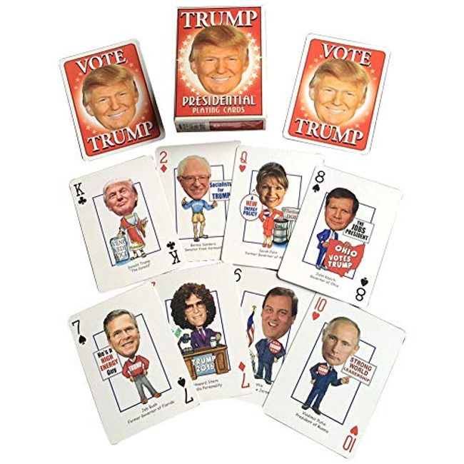 Parody Productions Donald Trump Presidential Candidate Deck of Playing Cards w/Friends & Foes