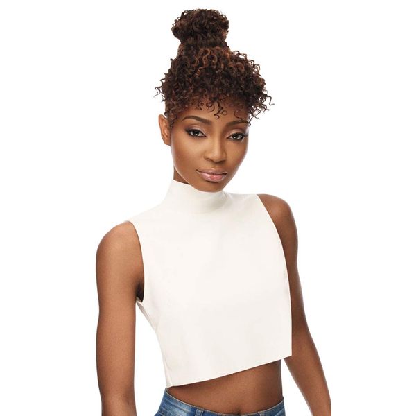 Outre Synthetic Bang x Bun Quick Curly Bun - TAMARA - 2