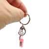 Korean Soju Bottle Miniature Key Chain Key Ring (Pink)