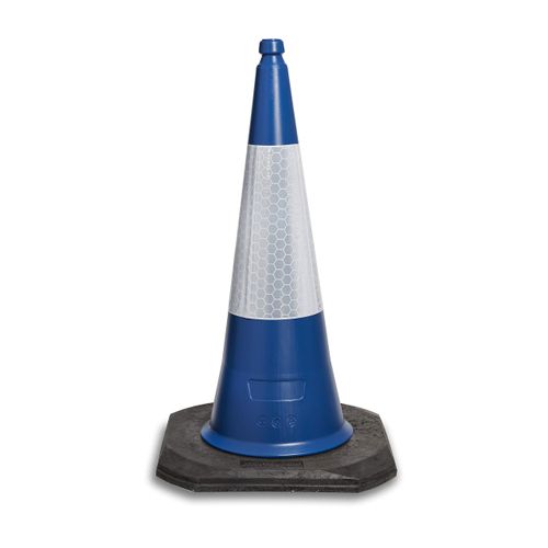 pack of 10 Blue Traffic cones 750mm by innovatus