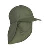 Mikk-line Sun Hat Baby UV Protection 50+, Hat with Neck Protection for Boys and Girls, Breathable Peaked Cap, Children, Adjustable Sun Hat for Outdoor, Garden and Beach, Dusty Olive, 53