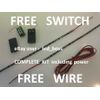 Kayak Green Fishing LED Light Kit - COMPLETE KIT with Power Source and switch 9 